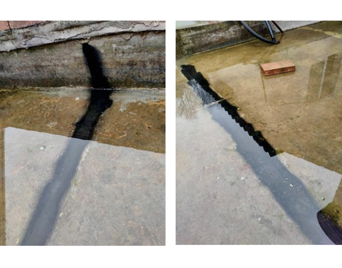 常見蓄水的樓頂，用三元乙丙橡膠防水涂料，完美修復(fù)